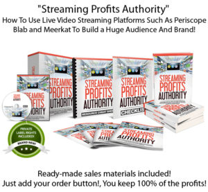 Streaming Profits Authority PLR Download Now & Sell KEEP 100% Profit!
