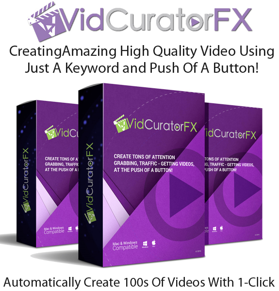 VidCuratorFX APP For Mac Multi License Instant Download