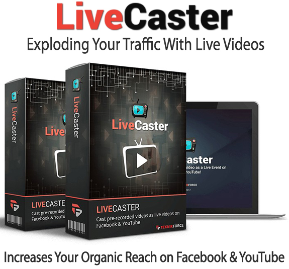 LiveCaster ELITE License By Cyril Gupta Unlimited Access