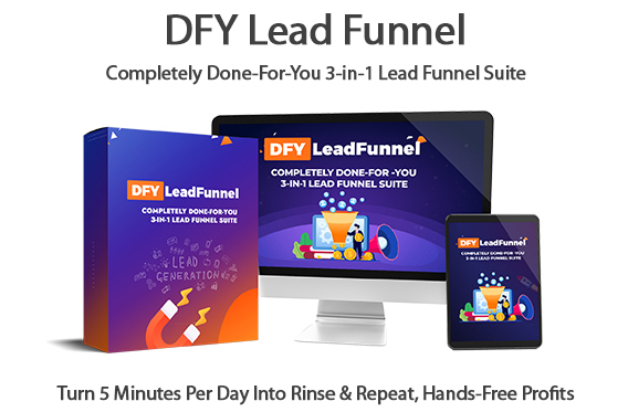 DFY Lead Funnel Software Instant Download Pro License By Victory Akpos